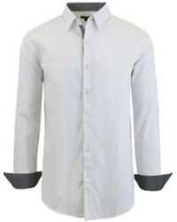 Galaxy By Harvic - Collared Office Button-down Shirt - Lyst