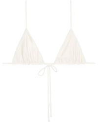 Mikoh Swimwear - Oska Thin String Triangle Bikini Top - Lyst