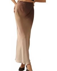 Promesa - High-Waist Ombre Woven Maxi Skirt - Lyst
