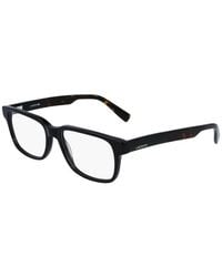 Lacoste - Eyeglasses Rectangle Full Rim, Frame And Clear Demo Lenses Lens L2910001 - Lyst
