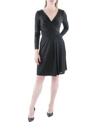 Lauren by Ralph Lauren - Shimmer Knee-length Cocktail And Party Dress - Lyst