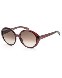 Ferragamo - Ferragamo 57mm Brown Sunglasses Sf1067s-210 - Lyst