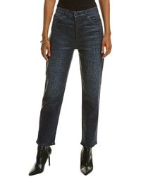 Joe's Jeans - The Honor High-rise Indigo Slither Straight Ankle Jean - Lyst