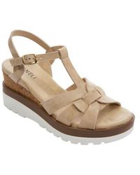 Vaneli - Carly Sandals Suede Ankle Strap Wedge Heel Ver637 - Lyst