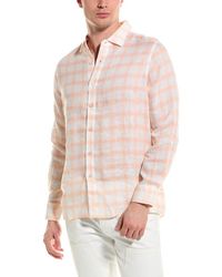 RAFFI - Plaid Printed Linen Shirt - Lyst