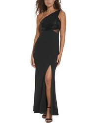 Vince Camuto - Sequined Long Evening Dress - Lyst
