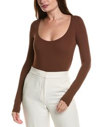 Michael Kors - Tissue Jersey Bodysuit - Lyst