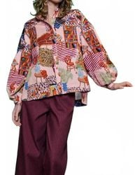 FRNCH - Gerbera Blong Sleeve Button Down Shirt - Lyst