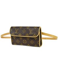 Louis Vuitton - Pochette Florentine Canvas Clutch Bag (pre-owned) - Lyst