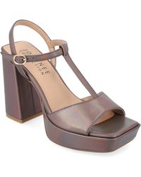 Journee Collection - Collection Parson Sandals - Lyst