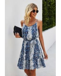 TRUEDAMES - Spaghetti Strap Floral Ruffle Dress - Lyst