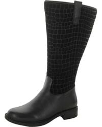 David Tate - Best 20 Wide Calf Leather Knee-high Boots - Lyst