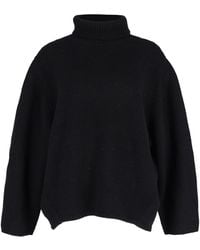 TOTEME - Ribbed Turtleneck Sweater - Lyst