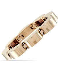 Calvin Klein Wavy Champagne Gold Pvd Plated Stainless Steel Bracelet - Natural