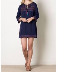 Thml - Gypsy Love Embroidered Shift Dress - Lyst