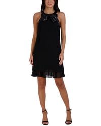 Signature By Robbie Bee - Petites Sequined Mini Cocktail And Party Dress - Lyst