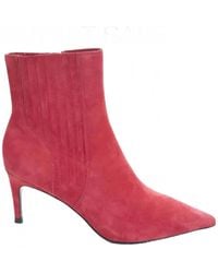Vaneli - Dearan Point-Toe Suede Ankle Boots - Lyst