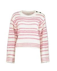 Bishop + Young - Noelle Stripe Fuzzy Sweater - Lyst