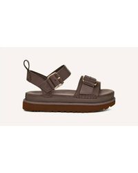 UGG - Goldenstar Villa Nubuck/Leather Sandals - Lyst