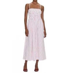 Pistola - Bianca Shirred Bodice Dress - Lyst