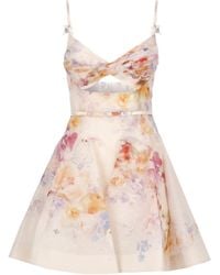 Zimmermann - Dress With Floral Motif - Lyst