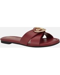 Guess - Lydia Signature Slide Sandals - Lyst