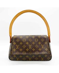 Louis Vuitton - Mini Looping Canvas Shoulder Bag (pre-owned) - Lyst