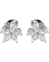 Tiffany & Co. - Victoria Diamond Earrings - Lyst