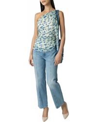 Victoria Beckham - One-Shoulder Draped Top - Lyst