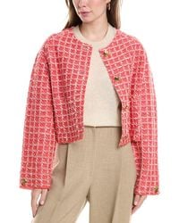 St. John - Tweed Jacket - Lyst