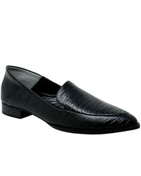 Charles David - Editor Leather Slip-on Loafers - Lyst