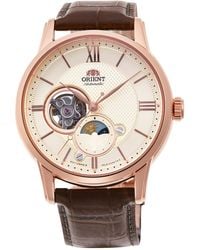 Orient - Ra-as0009s10b Sun & Moon 42mm Automatic Watch - Lyst