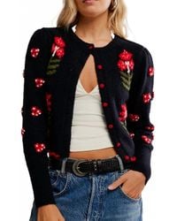 Free People - Nonna Sweater Knit Cardigan - Lyst