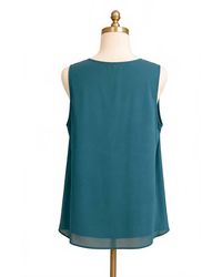 Eesome - Back Pleat Tank - Lyst