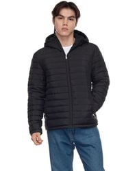 Rokka&Rolla - Midweight Puffer Jacket Hooded Coat - Lyst