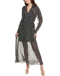 Rag & Bone - Emmy Printed Silk-Blend Maxi Dress - Lyst