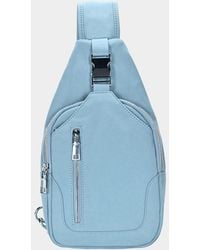Fashnzfab - 8.5" X 2.5" X 13" Solid Sling Bag - Lyst