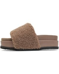 Roam - Fuzzy Stripe Stack Slider - Lyst