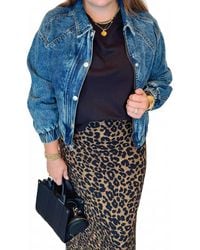 Elan - Sarah Denim Jacket - Lyst