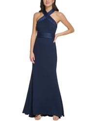 Eliza J - Bow-Back Long Evening Dress - Lyst