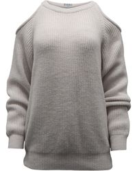 IRO - Lineisy Cold Shoulder Ribbed Knit Sweater - Lyst
