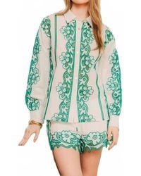 LOVE THE LABEL - Trinity Button Down Top - Lyst