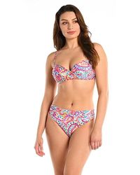 La Blanca - Pebble Beach Bikini Top Wrap Bralette Swimwear Ddr2513 - Lyst