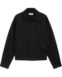 Pence - Luis Cropped Button Up Jacket - Lyst