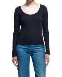 Nation Ltd - Elaine Ribbed Long Sleeve Tee - Lyst