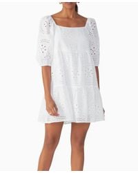 Sanctuary - Weekender Eyelet Babydoll Dress - Lyst