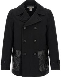 Comme des Garçons - Double-Breasted Canvas Caban Jacket - Lyst