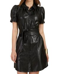 tyler boe - Veronica Vegan Leather Dress - Lyst