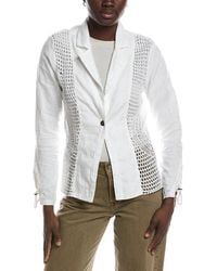 XCVI - Contessa Linen-Blend Jacket - Lyst