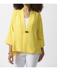 Joseph Ribkoff - Textured Woven Trapeze Jacket - Lyst